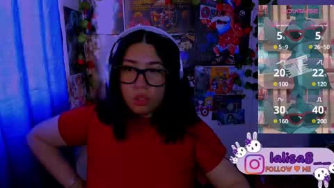 Snapshot of gloriette__ chatting on February 24, 2025, 7:30 pm LALISA online show from February 24, 2025, 7:30 pm