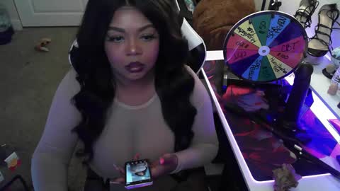 Snapshot of goddesscocoaa chatting on January 28, 2025, 7:53 am Goddess Cocoa online show from January 28, 2025, 7:53 am