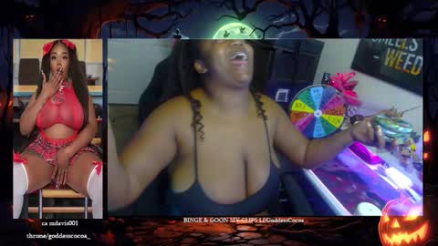 Snapshot of goddesscocoaa chatting on October 15, 2025, 9:26 pm Goddess Cocoa online show from October 15, 2025, 9:26 pm