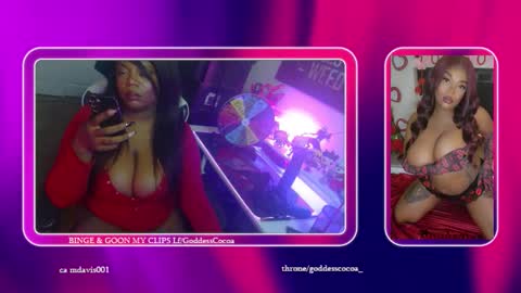 Snapshot of goddesscocoaa chatting on December 2, 2025, 10:16 pm Goddess Cocoa online show from December 2, 2025, 10:16 pm