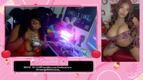 Goddess Cocoa online show from April 24, 2026, 3:20 am