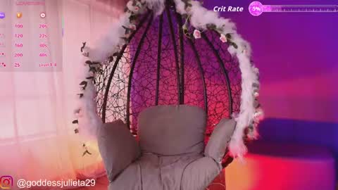 Snapshot of goddessjulieta chatting on June 13, 2026, 7:01 pm Julieta online show from June 13, 2026, 7:01 pm