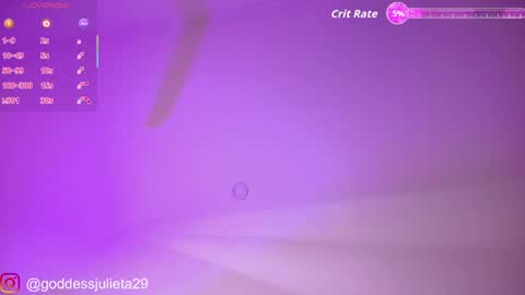 Snapshot of goddessjulieta chatting on June 17, 2026, 6:53 pm Julieta online show from June 17, 2026, 6:53 pm