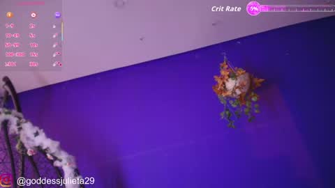 Snapshot of goddessjulieta chatting on June 20, 2026, 6:44 pm Julieta online show from June 20, 2026, 6:44 pm