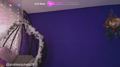Snapshot of goddessjulieta chatting on July 25, 2026, 7:11 pm Julieta online show from July 25, 2026, 7:11 pm