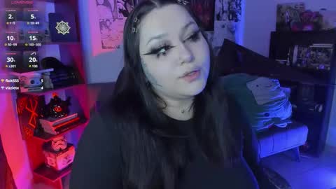 Snapshot of goth_stein chatting on November 21, 2025, 2:43 am Engel Please help me to reach 50 thumbs up online show from November 21, 2025, 2:43 am