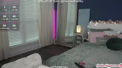 Snapshot of heatherbby chatting on June 12, 2026, 11:57 pm Heather online show from June 12, 2026, 11:57 pm