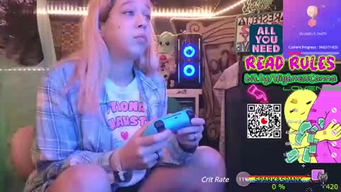 Snapshot of highnesscanna chatting on January 10, 2025, 7:35 am HiGHNESS CANNA online show from January 10, 2025, 7:35 am