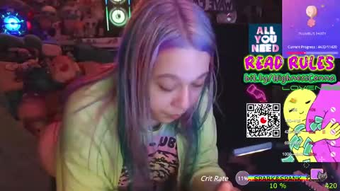 Snapshot of highnesscanna chatting on January 19, 2025, 7:04 pm HiGHNESS CANNA online show from January 19, 2025, 7:04 pm