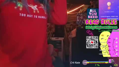 Snapshot of highnesscanna chatting on January 20, 2025, 10:37 pm HiGHNESS CANNA online show from January 20, 2025, 10:37 pm