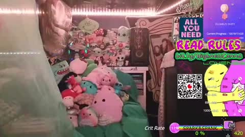 Snapshot of highnesscanna chatting on February 13, 2025, 9:09 am HiGHNESS CANNA online show from February 13, 2025, 9:09 am