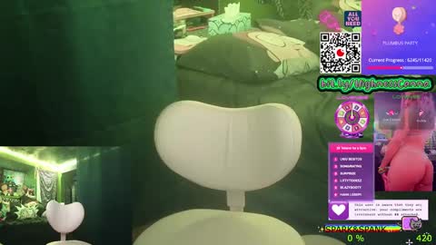 Snapshot of highnesscanna chatting on October 11, 2025, 3:06 am HiGHNESS CANNA online show from October 11, 2025, 3:06 am