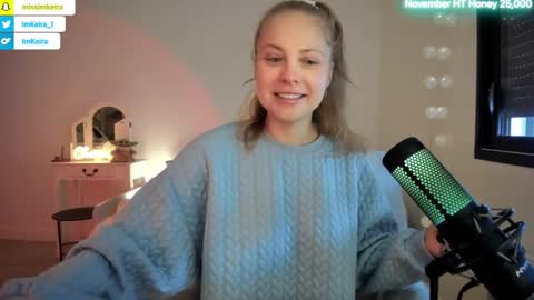 ImKeira online show from November 21, 2025, 9:30 am