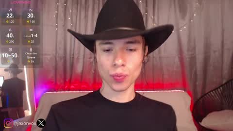 Hey im Jaxxxon check my info     online show from July 20, 2026, 12:07 pm