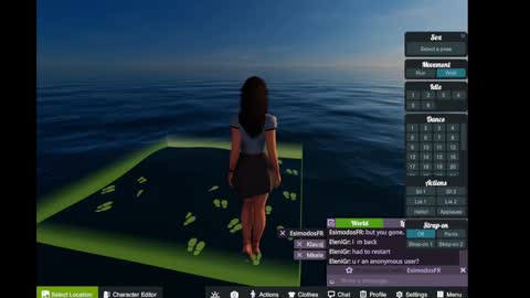 Snapshot of jstel chatting on February 22, 2025, 2:08 pm EleniGr online show from February 22, 2025, 2:08 pm