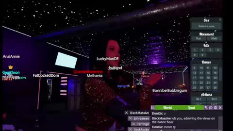 Snapshot of jstel chatting on February 24, 2025, 12:05 pm EleniGr online show from February 24, 2025, 12:05 pm