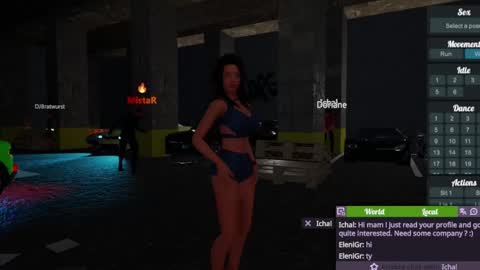 Snapshot of jstel chatting on February 28, 2025, 8:50 pm EleniGr online show from February 28, 2025, 8:50 pm