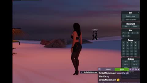 Snapshot of jstel chatting on September 27, 2025, 7:19 pm EleniGr online show from September 27, 2025, 7:19 pm