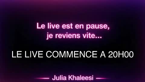 Julia Khaleesii online show from April 15, 2026, 4:58 pm