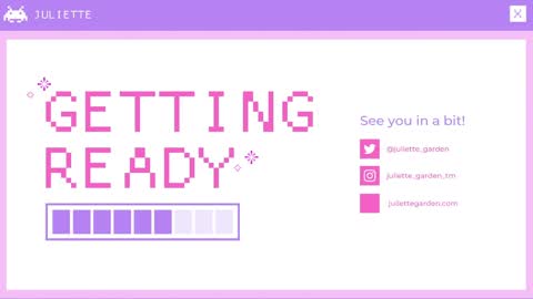 Snapshot of juliette_garden chatting on April 18, 2026, 12:14 am Here most days 3 online show from April 18, 2026, 12:14 am