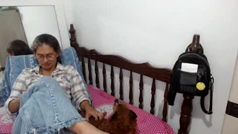 Snapshot of kattydirty144 chatting on March 3, 2025, 10:10 pm angel online show from March 3, 2025, 10:10 pm