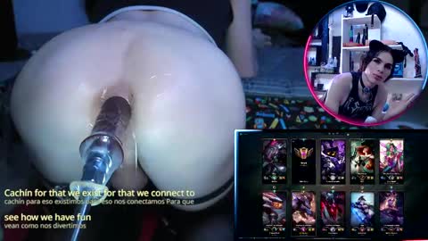 Snapshot of kittendark chatting on October 5, 2025, 3:27 am Gothic Kitten online show from October 5, 2025, 3:27 am