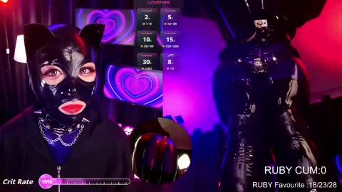 Latex Ruby online show from March 31, 2026, 2:35 am