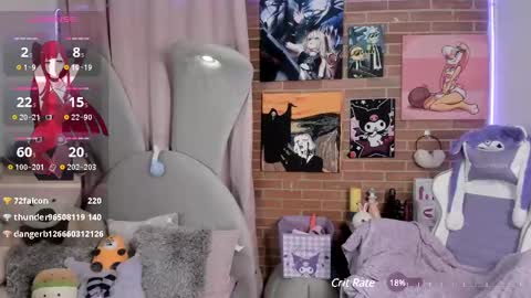 Snapshot of lolaa_bunnyy chatting on January 29, 2025, 9:01 am Lola Bunny online show from January 29, 2025, 9:01 am