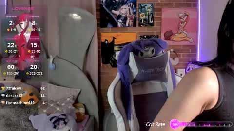 Snapshot of lolaa_bunnyy chatting on March 2, 2025, 8:05 am Lola Bunny online show from March 2, 2025, 8:05 am