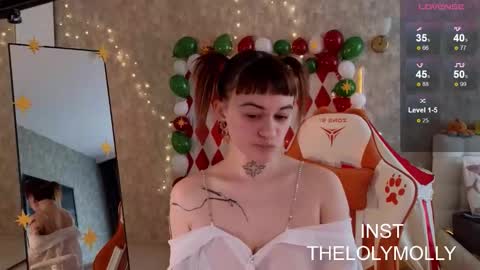 Snapshot of lolymolli chatting on October 29, 2025, 11:01 am Molli online show from October 29, 2025, 11:01 am