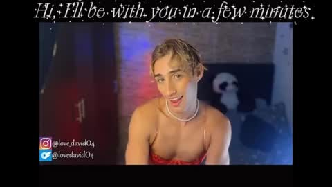Snapshot of lovedavido04 chatting on July 17, 2026, 8:35 pm Angel David online show from July 17, 2026, 8:35 pm