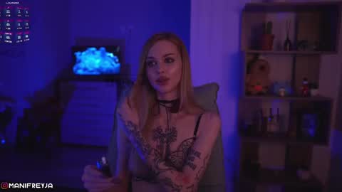 Snapshot of manifreyja chatting on December 6, 2024, 3:22 pm Amelie online show from December 6, 2024, 3:22 pm