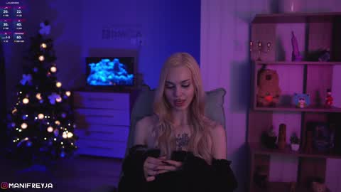 Snapshot of manifreyja chatting on January 4, 2025, 11:38 pm Amelie online show from January 4, 2025, 11:38 pm