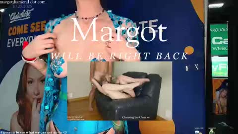 Snapshot of margotdiamond chatting on October 25, 2025, 4:57 pm online show from October 25, 2025, 4:57 pm