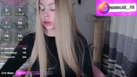 Marmalade Fox online show from April 3, 2026, 3:32 pm