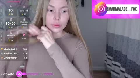 Marmalade Fox online show from April 15, 2026, 6:04 pm