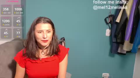 Snapshot of mel12meli chatting on July 31, 2026, 9:03 pm Melissa online show from July 31, 2026, 9:03 pm