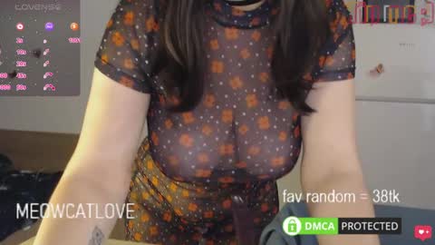 meowcatlove online show from January 23, 2025, 9:18 pm