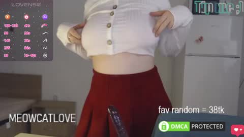 meowcatlove online show from February 21, 2025, 9:32 pm