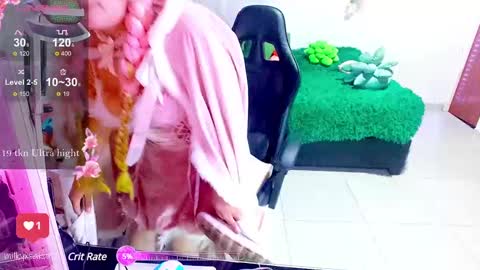 Snapshot of milkysakura chatting on December 22, 2024, 6:28 am Abby Lilia online show from December 22, 2024, 6:28 am