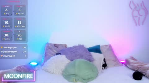 Snapshot of moonfiredance chatting on December 7, 2024, 9:28 am Nicky online show from December 7, 2024, 9:28 am