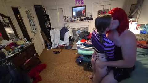 Snapshot of mysteryblue62 chatting on November 9, 2025, 2:54 am Mystery Blue and Mistress Prude online show from November 9, 2025, 2:54 am