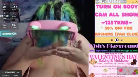 Wishs Playground online show from February 13, 2026, 5:31 pm