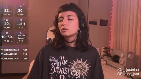 Snapshot of nina_just chatting on March 9, 2025, 12:53 am Nina. online show from March 9, 2025, 12:53 am