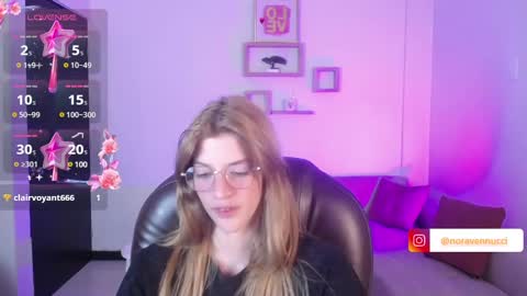 Snapshot of nora_vennucci chatting on February 7, 2025, 6:56 pm Nora online show from February 7, 2025, 6:56 pm