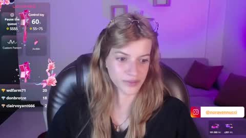 Snapshot of nora_vennucci chatting on February 7, 2025, 11:55 pm Nora online show from February 7, 2025, 11:55 pm