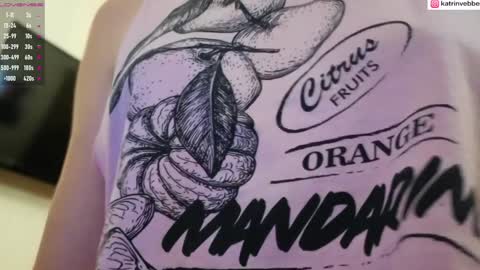 Snapshot of palach2323 chatting on January 31, 2025, 6:47 pm Katrin Vebber online show from January 31, 2025, 6:47 pm