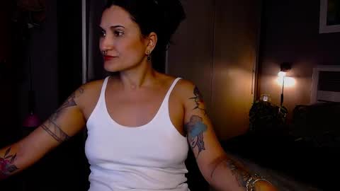 Snapshot of paradisegirl_ chatting on January 19, 2025, 9:23 pm My alter ego Betinna Flowers - a tattooed Miss - Are you missing me come in here - online show from January 19, 2025, 9:23 pm