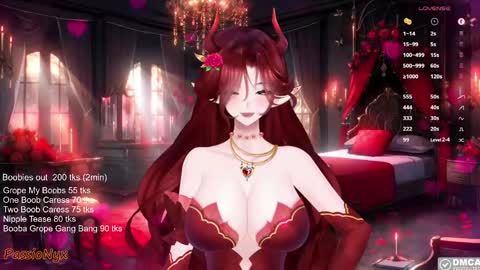 Snapshot of passionyx chatting on February 18, 2025, 3:53 am Succubus Nyx online show from February 18, 2025, 3:53 am