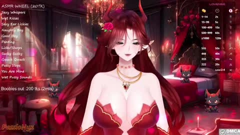 Snapshot of passionyx chatting on February 21, 2025, 4:29 am Succubus Nyx online show from February 21, 2025, 4:29 am